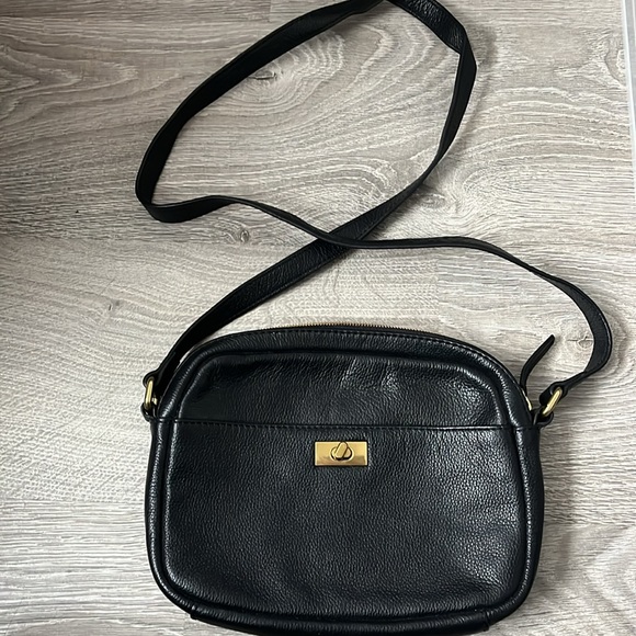 Black leather vintage J Crew purse - Picture 4 of 5